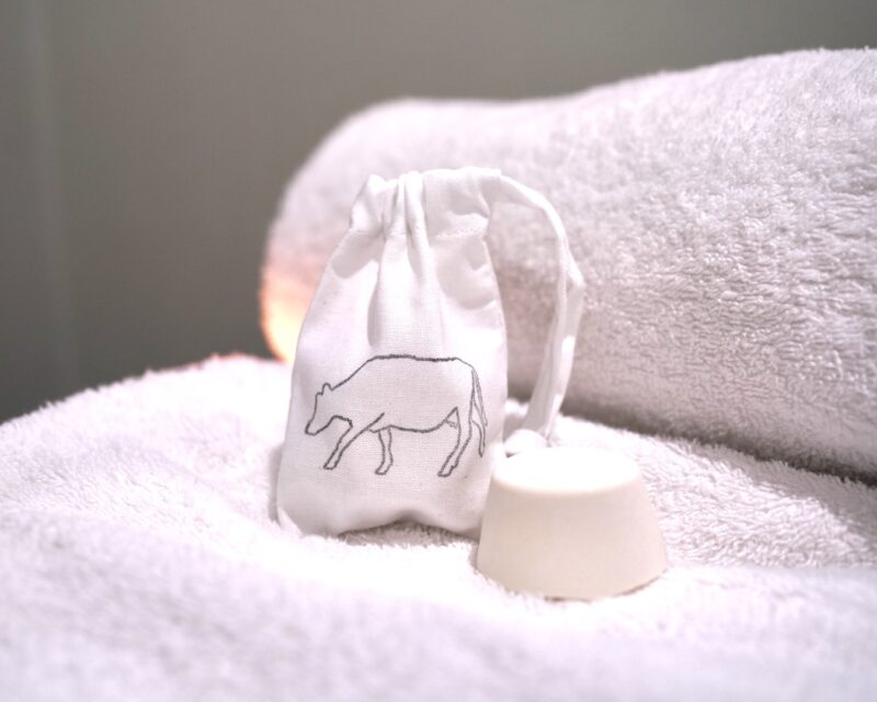 Mini natural deodorant bar - mandarin and lavender